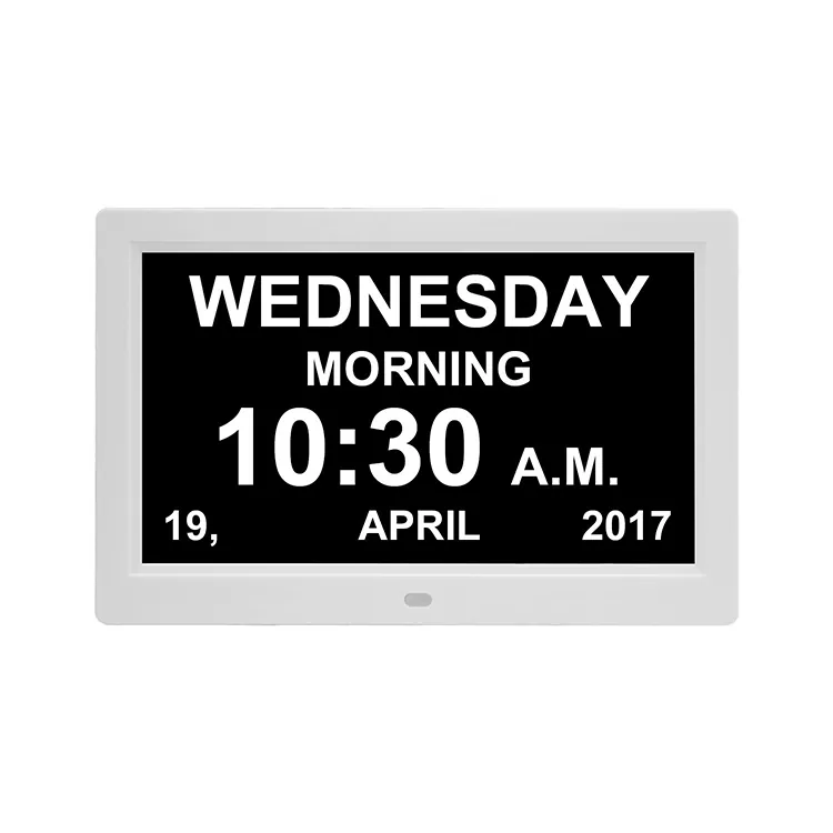 Reloj calendario de 10 pulgadas
