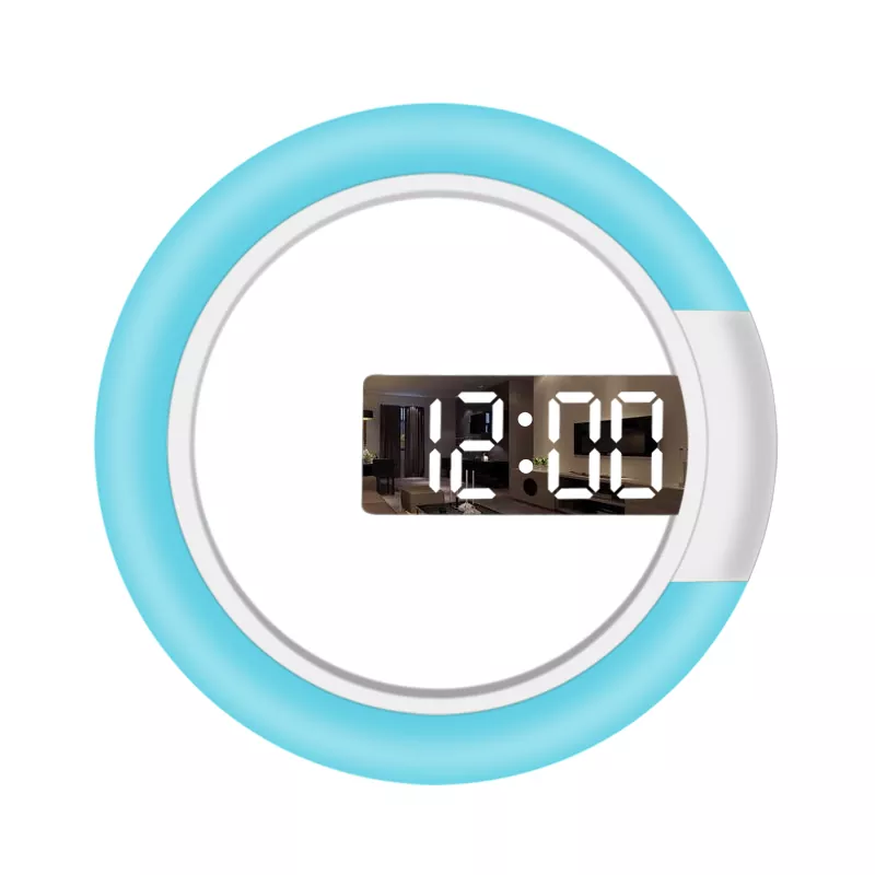 Reloj de pared de luz nocturna LED 3D