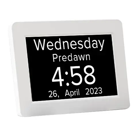 Reloj de pérdida de memoria de tiempo de conversación de 8 pulgadas