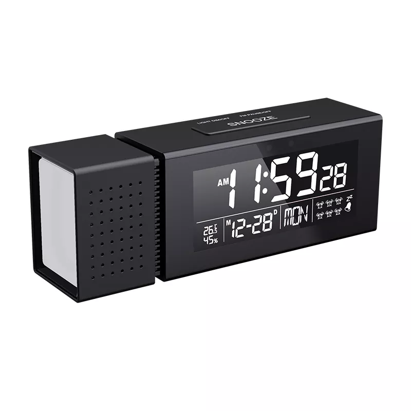 Reloj despertador con luz de color
