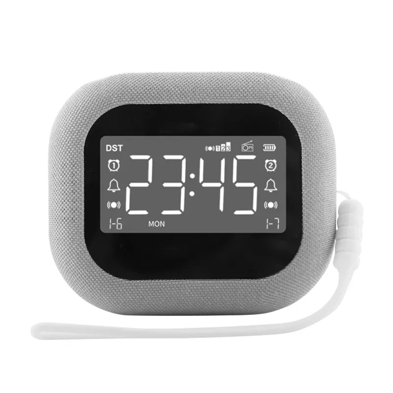 Reloj despertador con vibración digital y radio FM