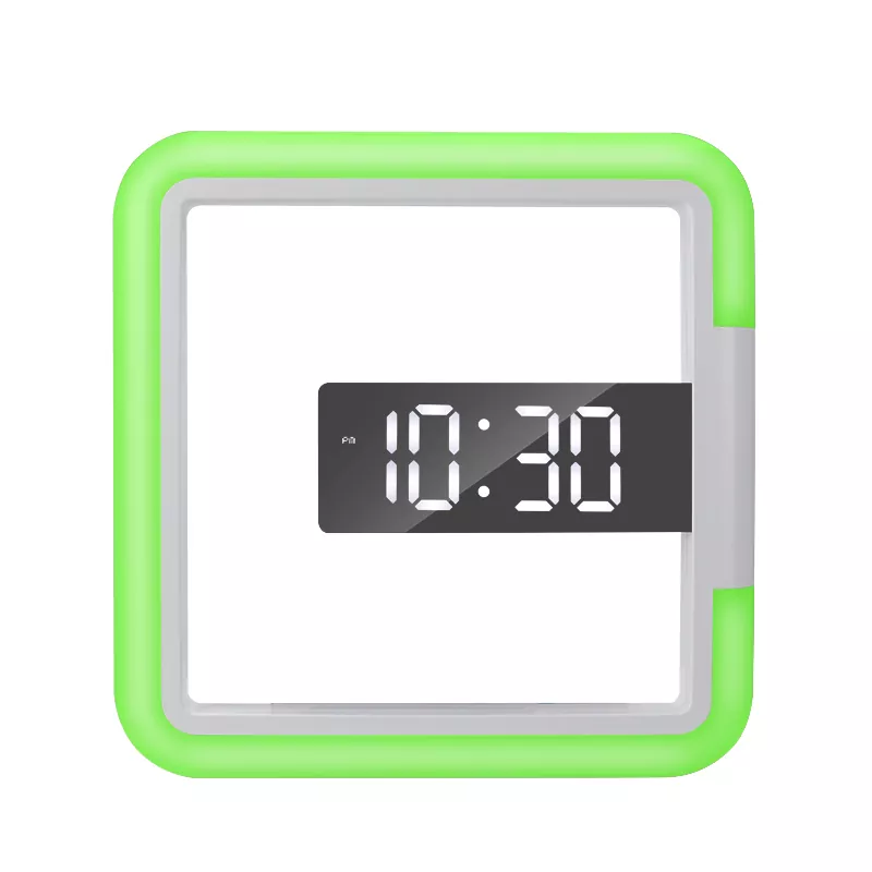 Reloj de pared cuadrada hueca