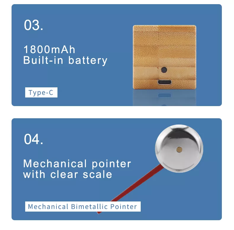 RGB Color Fahrenheit Hygrometer