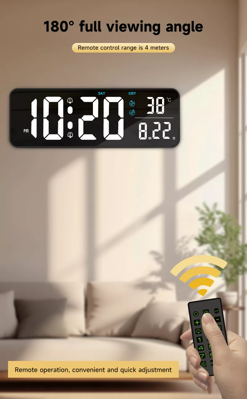 Rectangle Living Room Wall Clock