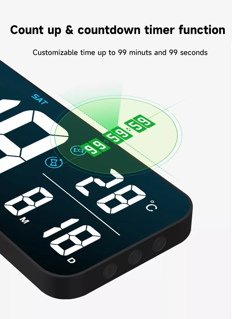 Rectangle Living Room Wall Clock