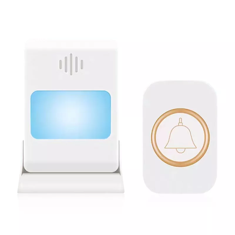 Timbre inalámbrico con tono de llamada y vibración recargable