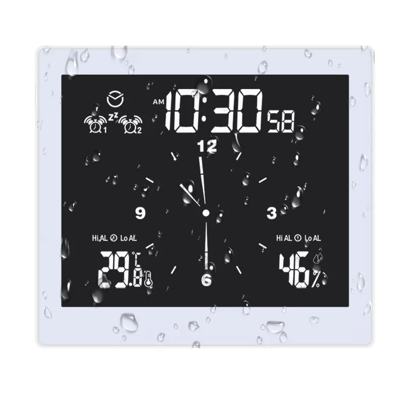 Reloj de baño de silicona